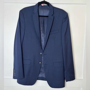 DKNY from Macy's Dark Blue Textured Blazer size 40L in great condition